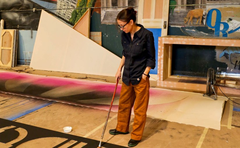Holly LaGrow, Scenic Charge Artist at Syracuse Stage