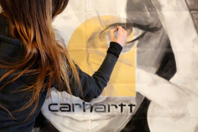 Detroit Artist, Michelle Tanguay / Crafted in Carhartt